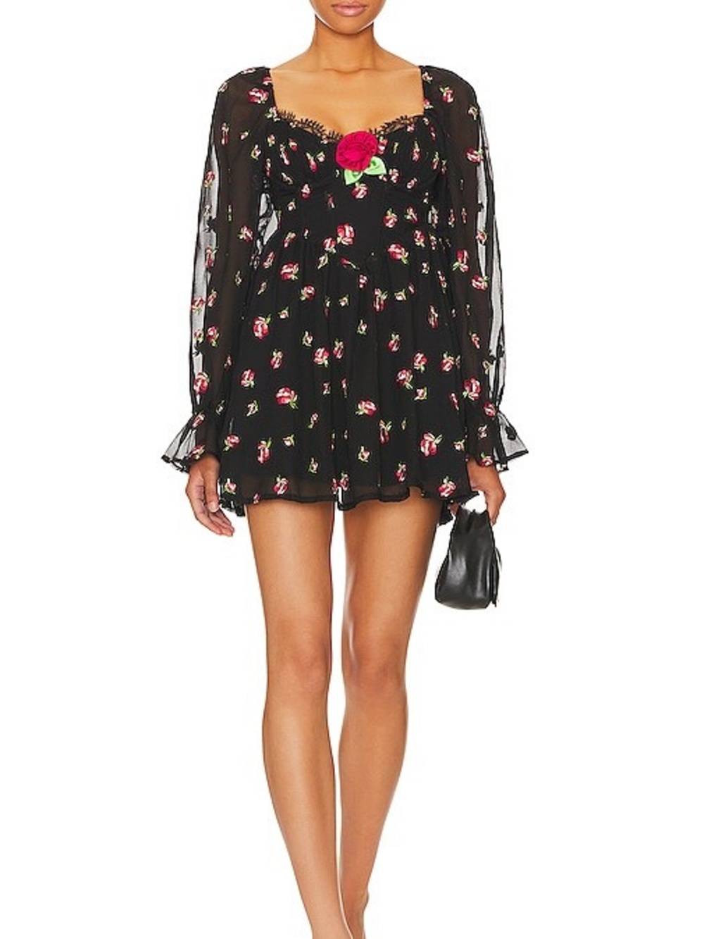 NWT For Love & Lemons Wren Mini Dress